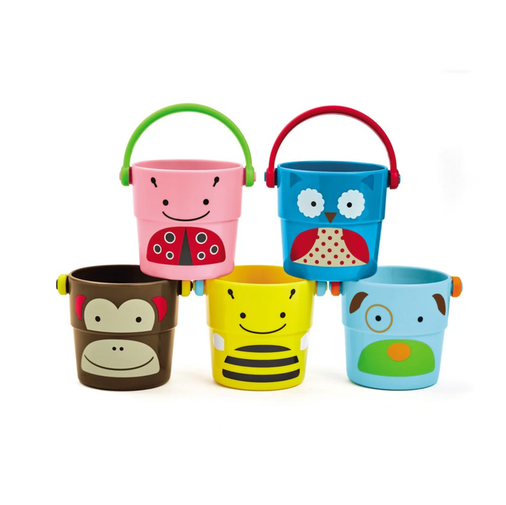 SKIP HOP EXPLORE & MORE ZOO STACK & POUR BUCKETS