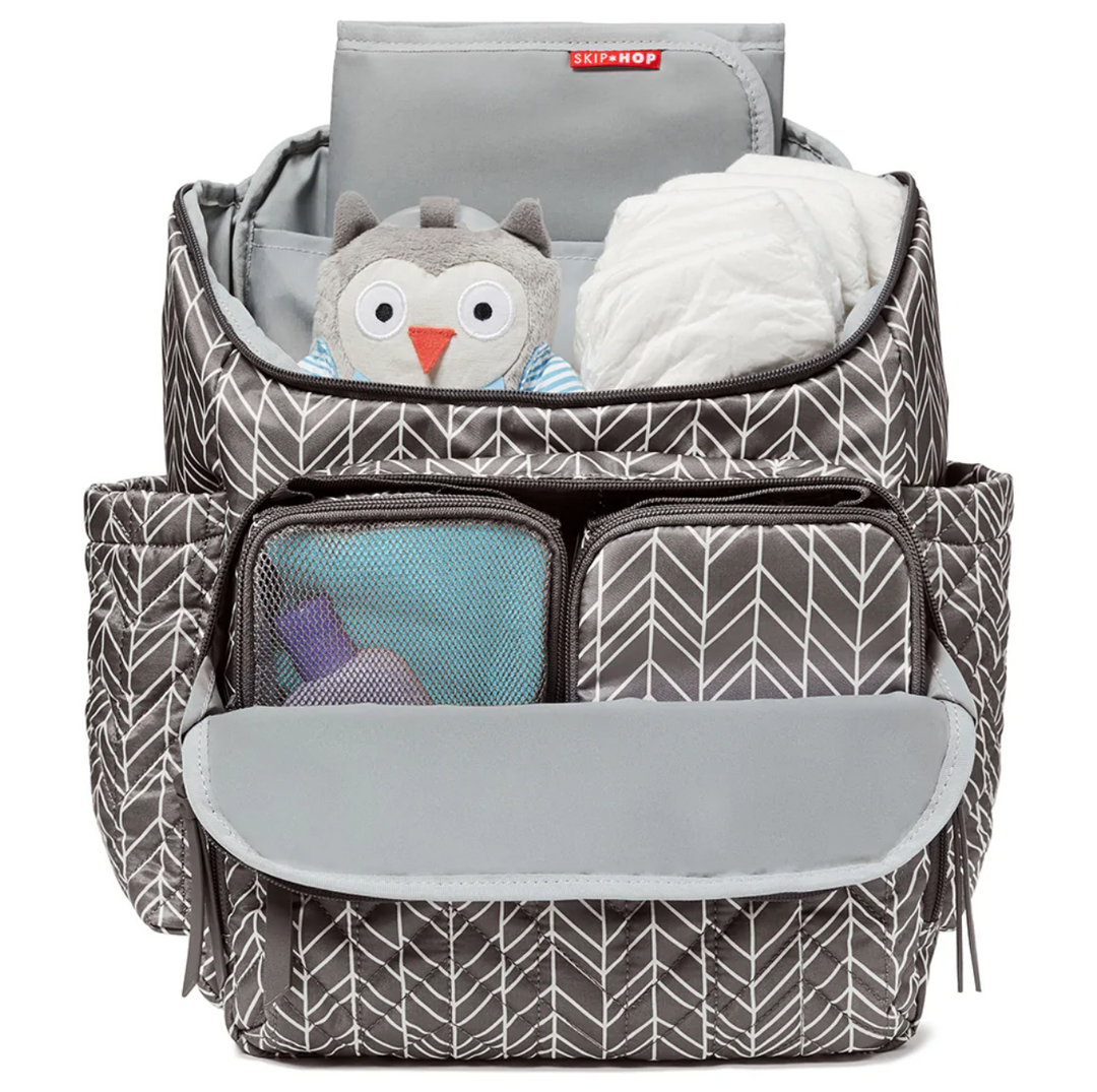Skip Hop Forma Nappy Backpack - Grey Feather