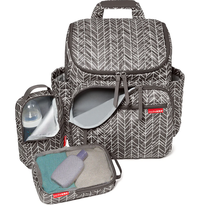 Skip Hop Forma Nappy Backpack - Grey Feather