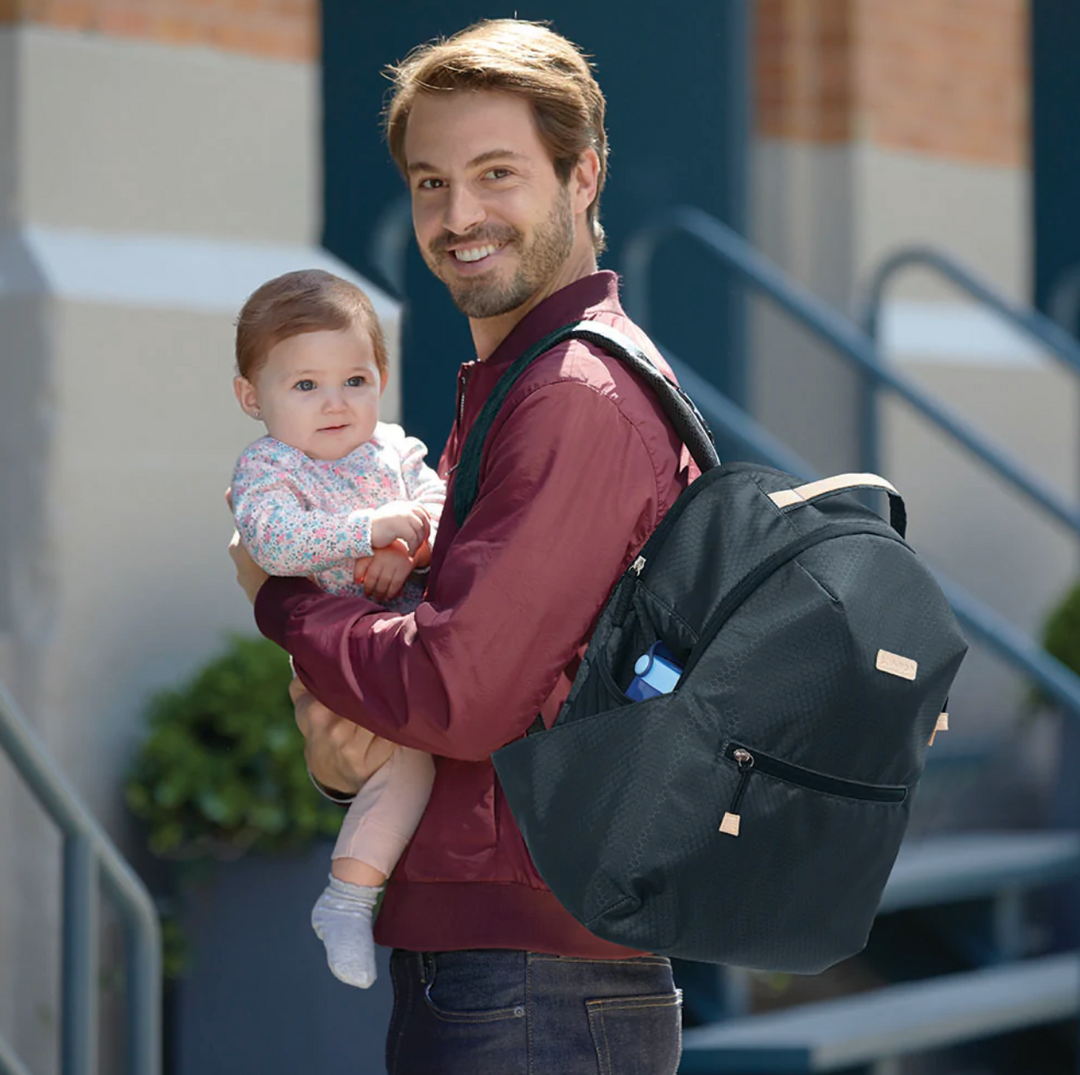 Skip Hop Go Envi Eco Friendly Nappy Backpack - Blue Grey Hex