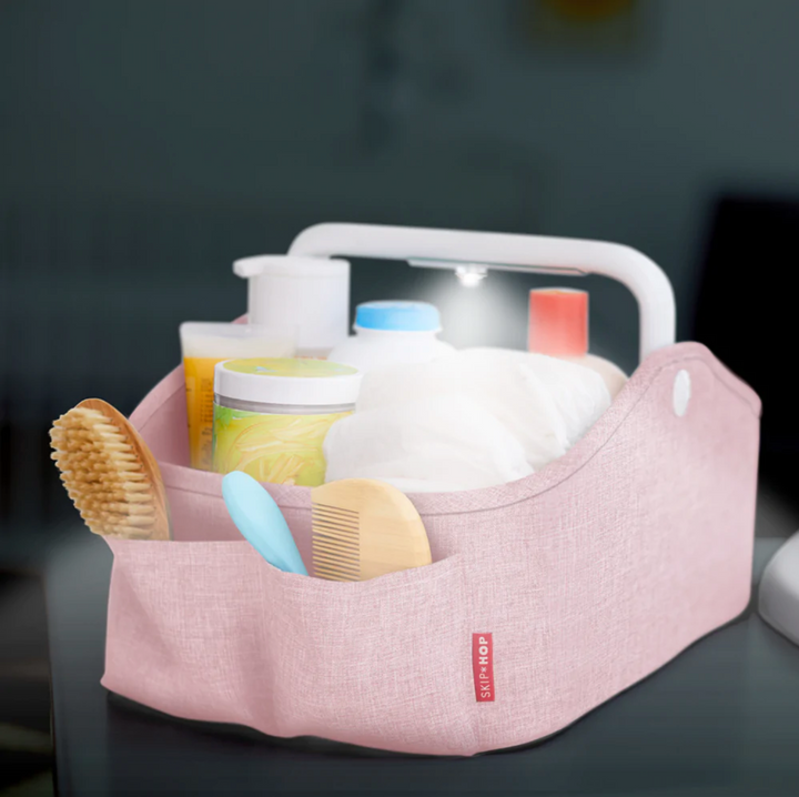SKIP HOP LIGHT UP NAPPY CADDY PINK
