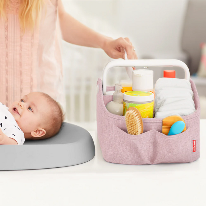 SKIP HOP LIGHT UP NAPPY CADDY PINK