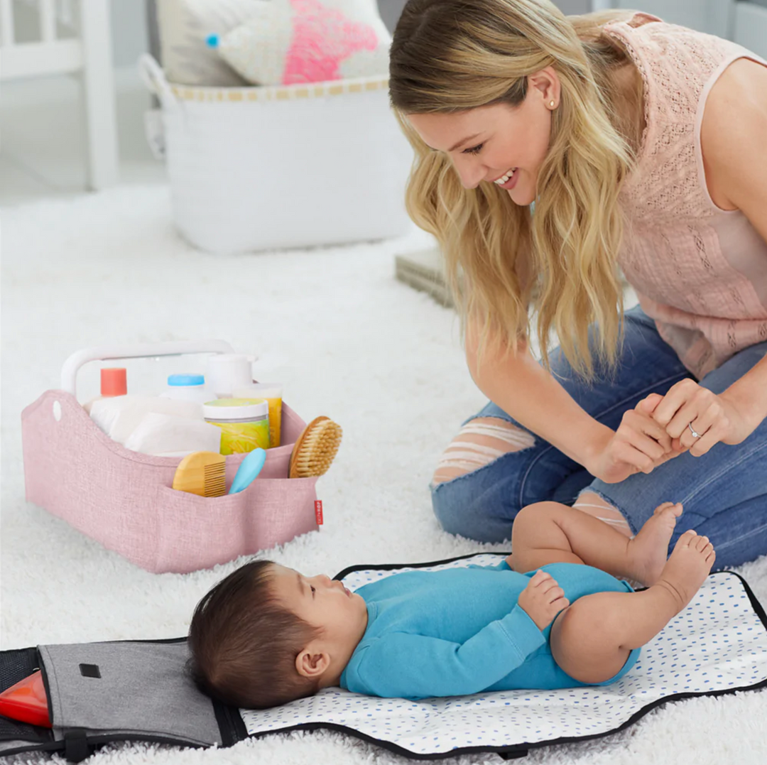 SKIP HOP LIGHT UP NAPPY CADDY PINK