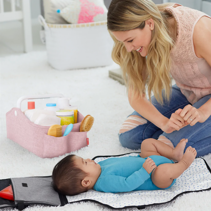 SKIP HOP LIGHT UP NAPPY CADDY PINK
