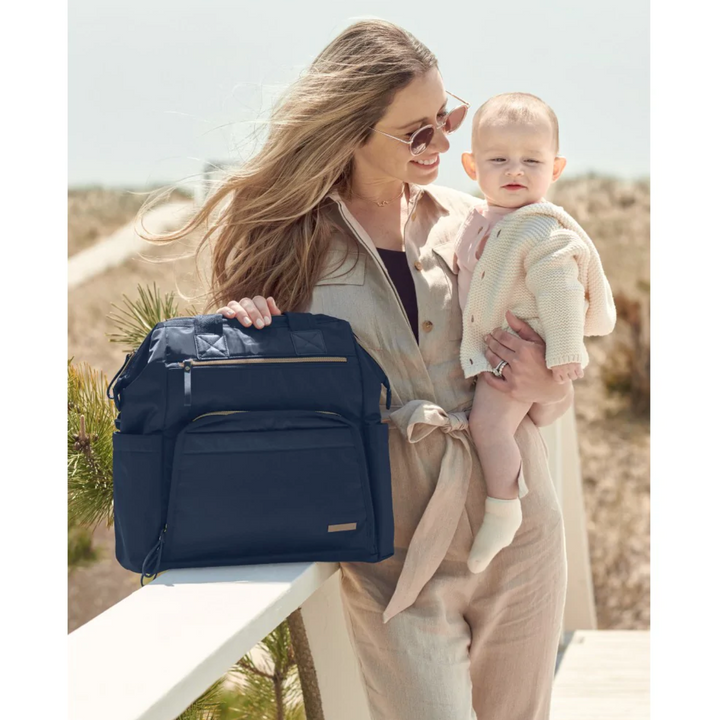 Skip Hop Main Frame Diaper Backpack- Midnight Navy