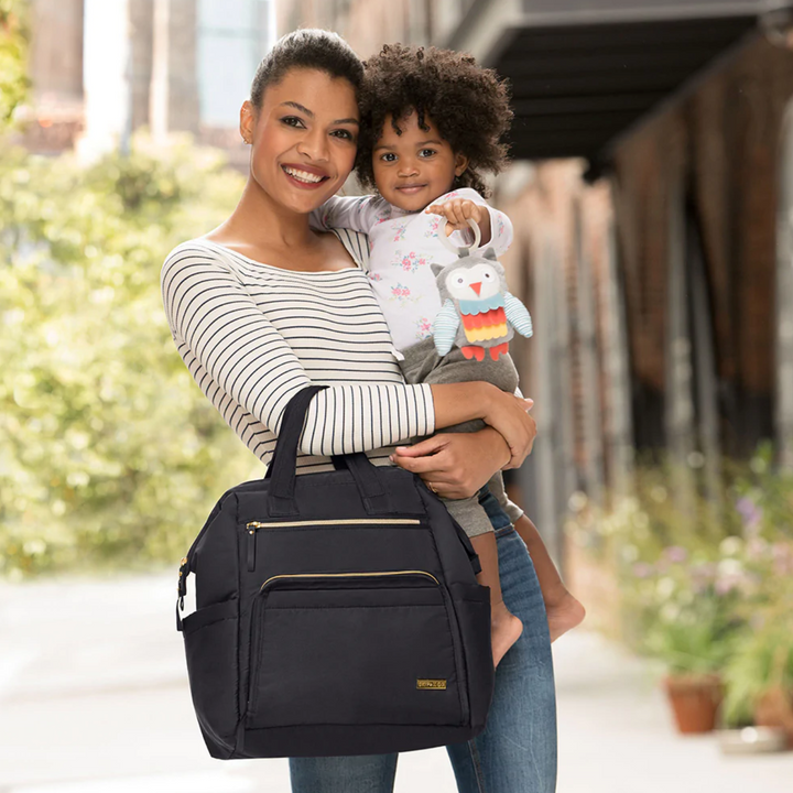Skip Hop Main Frame Wide Open Backpack - Black
