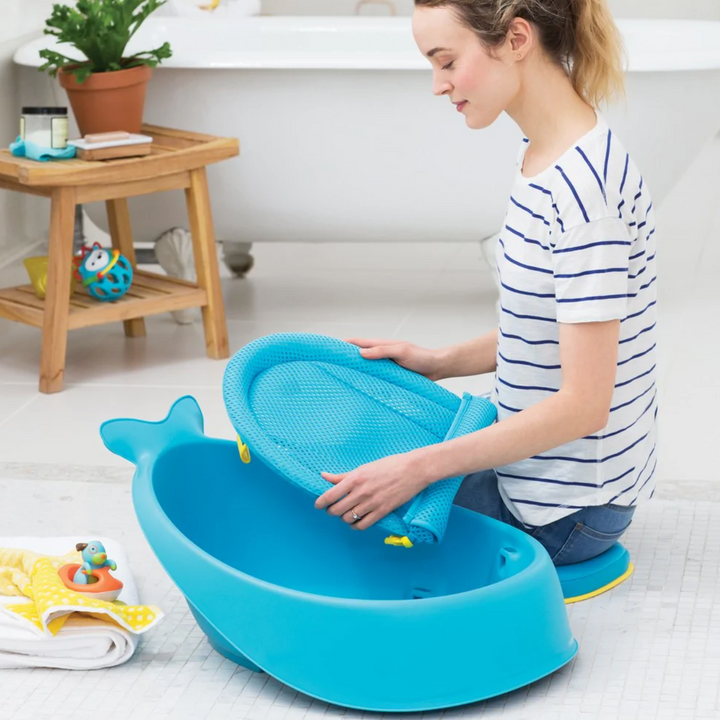Skip Hop Moby Smart Sling 3-Stage Bath Tub Blue