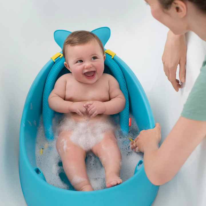 Skip Hop Moby Smart Sling 3-Stage Bath Tub Blue