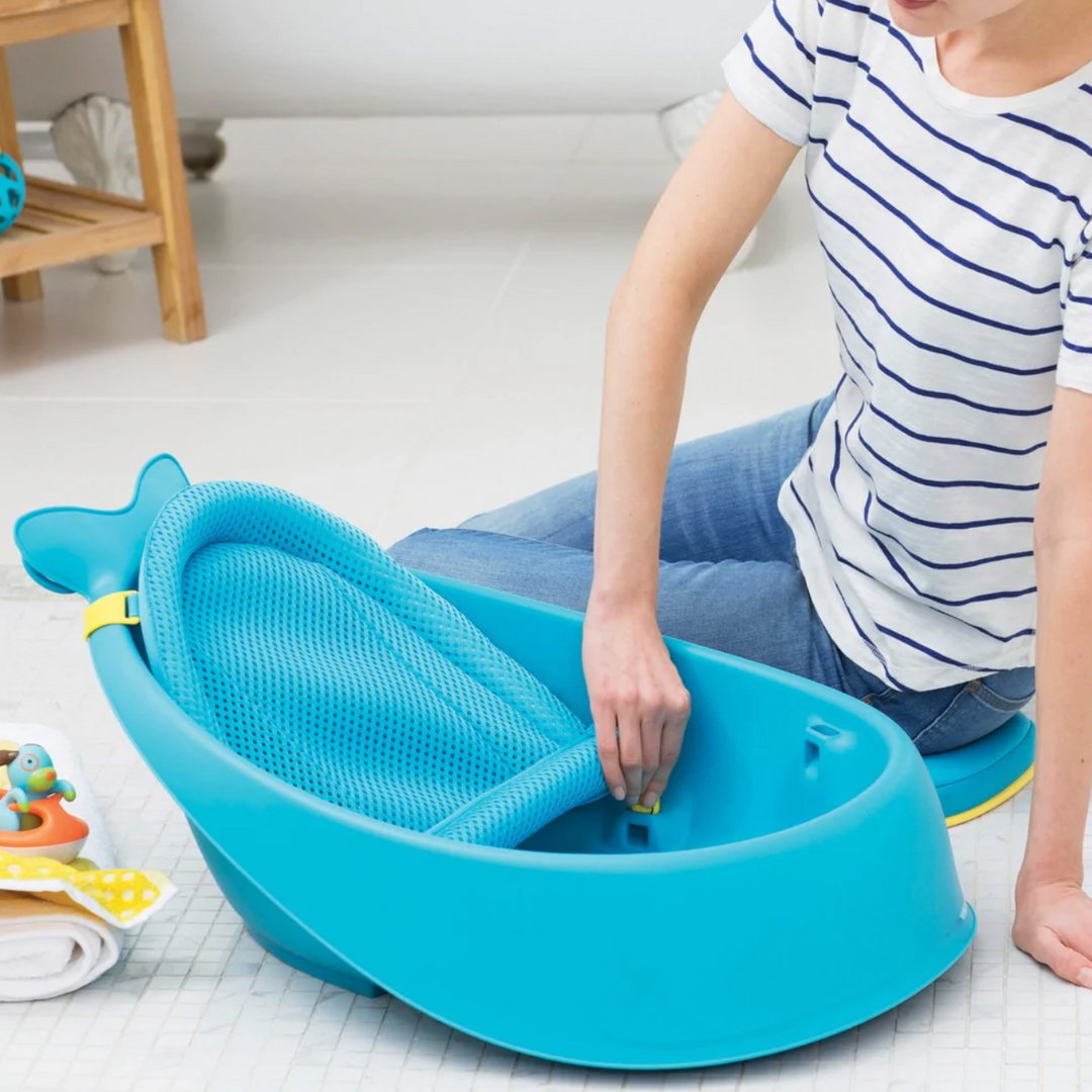 Skip Hop Moby Smart Sling 3-Stage Bath Tub Blue