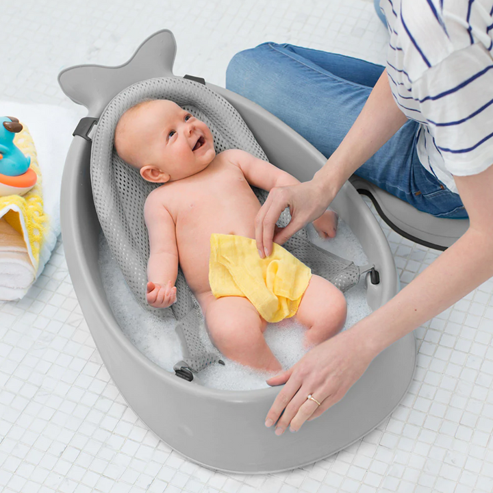 Skip Hop Moby Smart Sling 3-Stage Bath Tub Grey