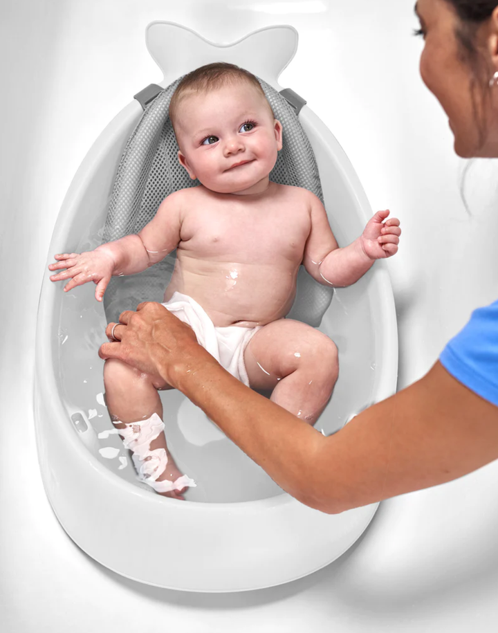 Skip Hop Moby Smart Sling 3-Stage Bath Tub White