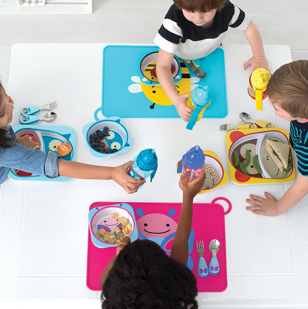Skip Hop Zoo Melamine Plate & Bowl Set-Owl