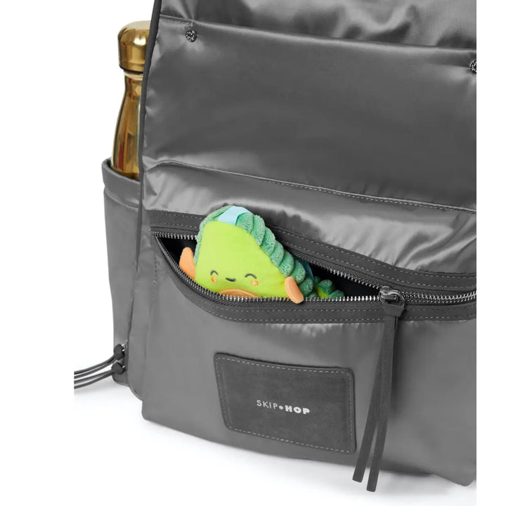 Skip Hop Skyler Nappy Backpack - Shiny Grey
