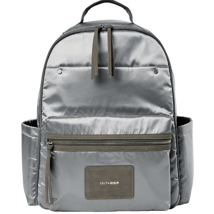 Skip Hop Skyler Nappy Backpack - Shiny Grey