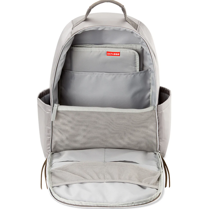 Skip Hop Skyler Nappy Backpack - Shiny Grey
