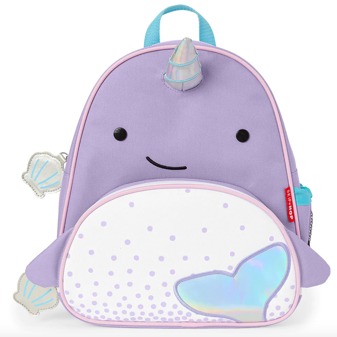 Skip Hop Zoo Little Kid Backpack-Narwhal