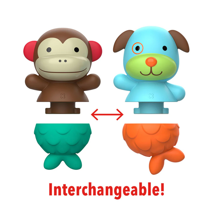 Skip Hop Zoo Mix & Match Flippers Monkey/Dog