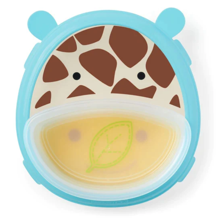 Skip Hop Zoo Smart Serve Plate & Bowl-Giraffe