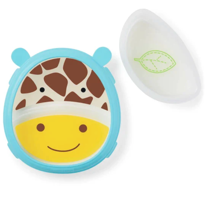 Skip Hop Zoo Smart Serve Plate & Bowl-Giraffe