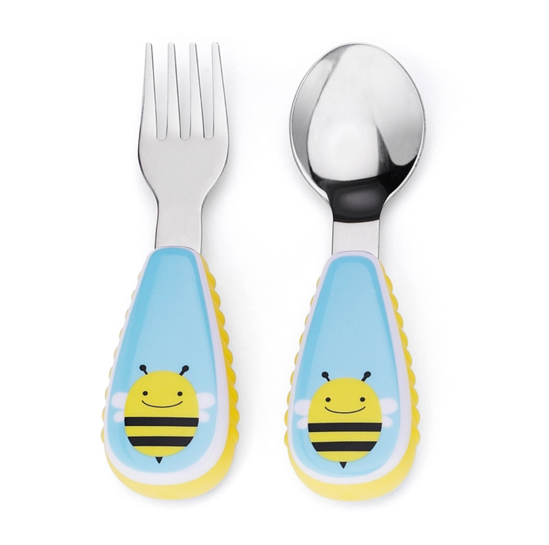 Skip Hop Zoo Utensils Fork&Spoon-Bee