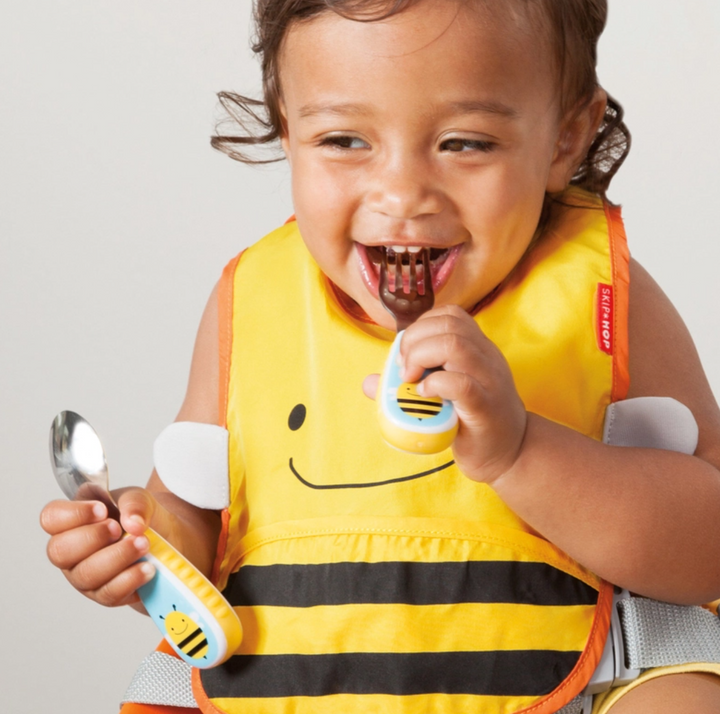 Skip Hop Zoo Utensils Fork&Spoon-Bee