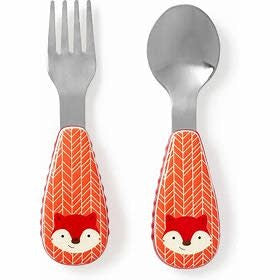 Skip Hop Zoo Utensils Fork&Spoon-Fox