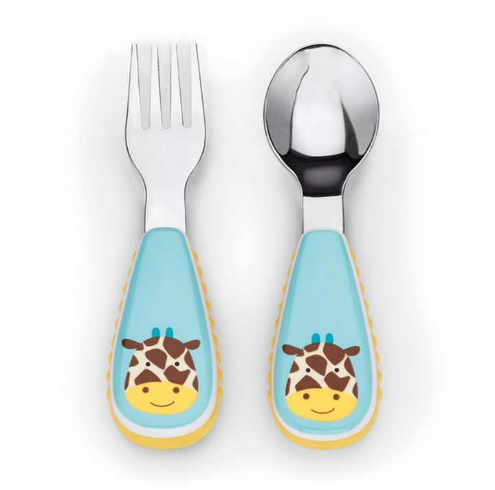 Skip Hop Zoo Utensils Fork&Spoon-Giraffe