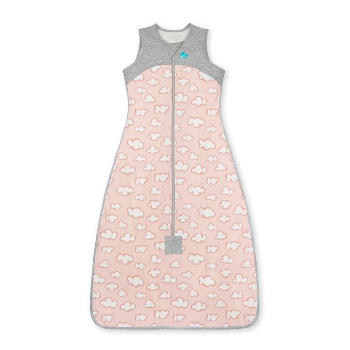Organic Sleep Bag Lite 0.2 TOG-Dusty Pink Clouds