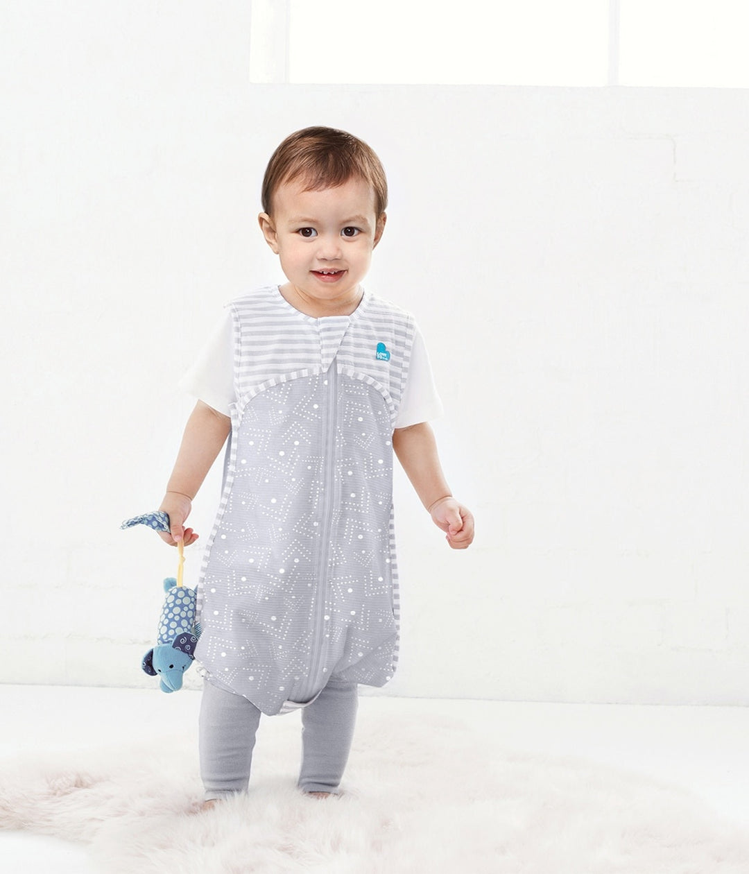 SLEEP SUIT 0.2 T-Grey Spots and Arrows