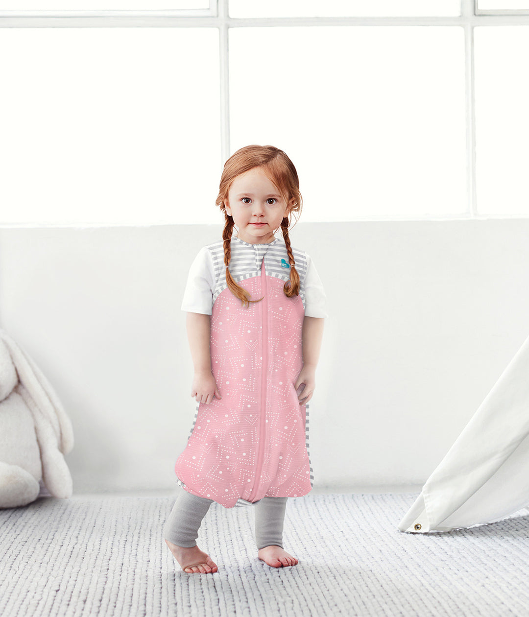 SLEEP SUIT 0.2 T Pink-Spots and Arrow