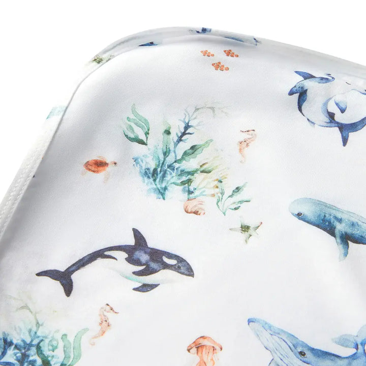 Baby Jersey Wrap & Beanie Set - Ocean