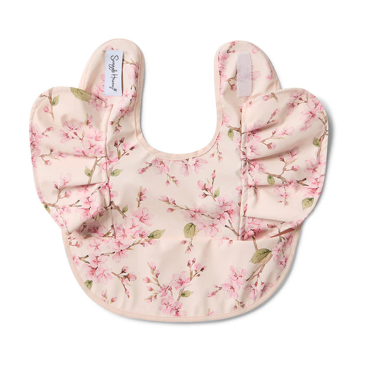 Snuggle Bib - Cherry Blossom Frill