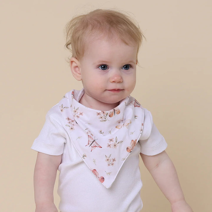 Organic Dribble Bib - Butterfly