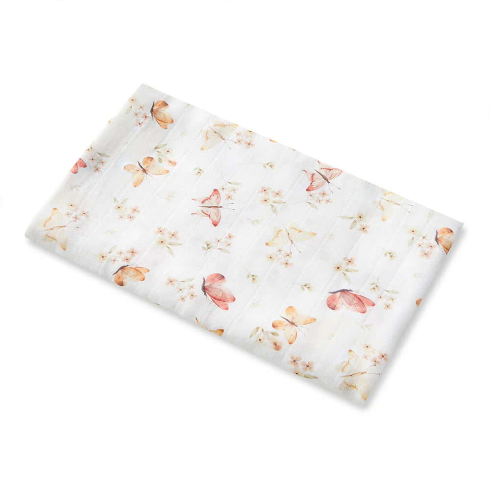Organic Muslin Wrap - Butterfly