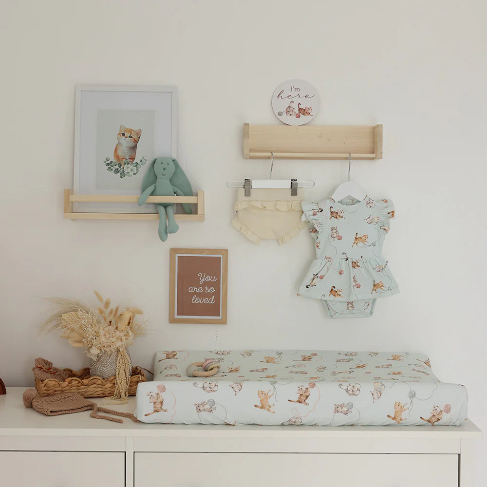 Bassinet Sheet / Change Pad Cover Kittens