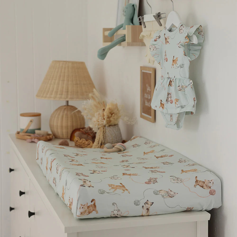 Bassinet Sheet / Change Pad Cover Kittens