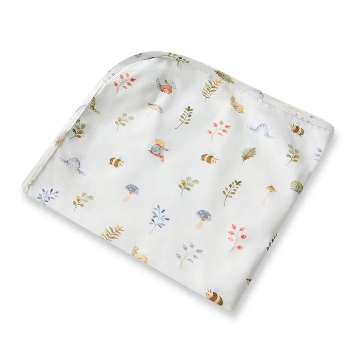 Baby Jersey Wrap & Beanie Set - Garden Friends