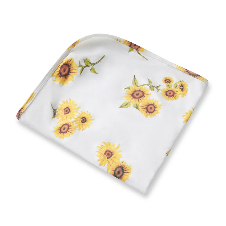 Baby Jersey Wrap & Topknot Set - Sunflower
