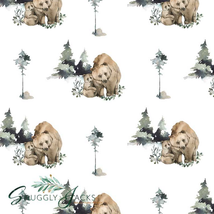 Snuggly Jacks Grizzly Fitted Cot Sheet