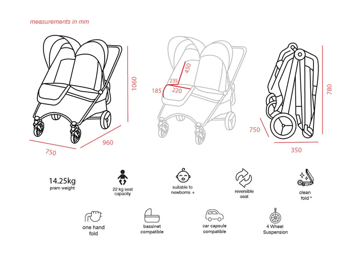 Valco Baby Snap Ultra Duo Series 2 - Pitch (N0507)