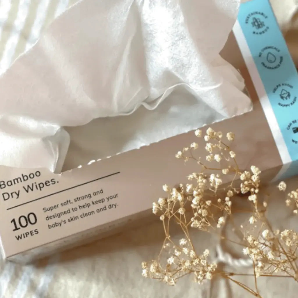 New Beginnings Bamboo Dry Wipes 100pk