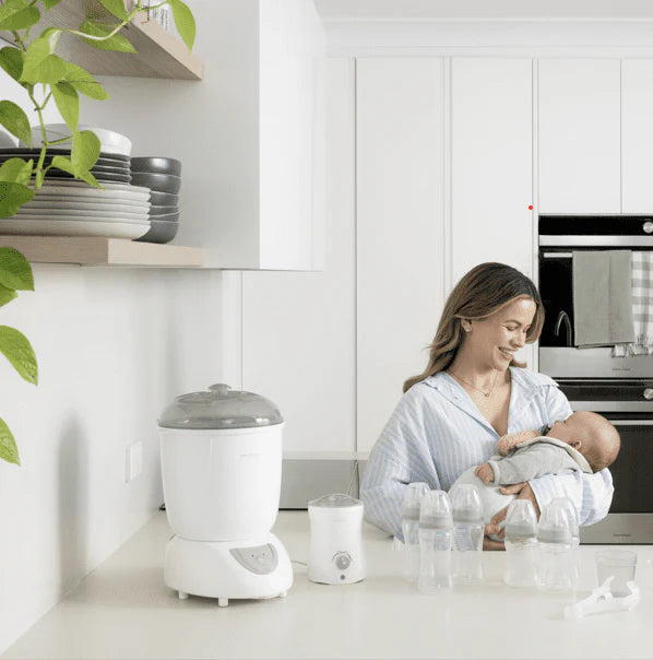 NEW BEGINNINGS Steam Steriliser & Dryer Bottle & Food warmer Kit