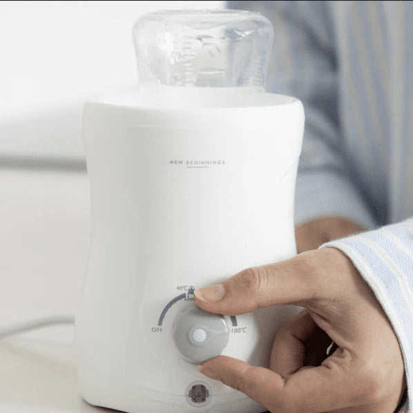 NEW BEGINNINGS Steam Steriliser & Dryer Bottle & Food warmer Kit
