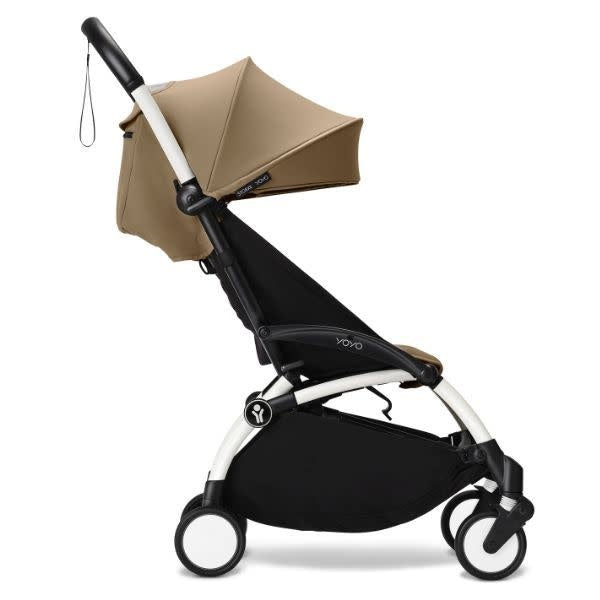 Stokke YOYO 3 Stroller White Frame with Toffee Colour Pack