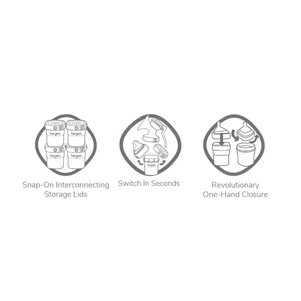 Hegen PCTO™ 150ml/5oz Breast Milk Storage PPSU (4-pack)