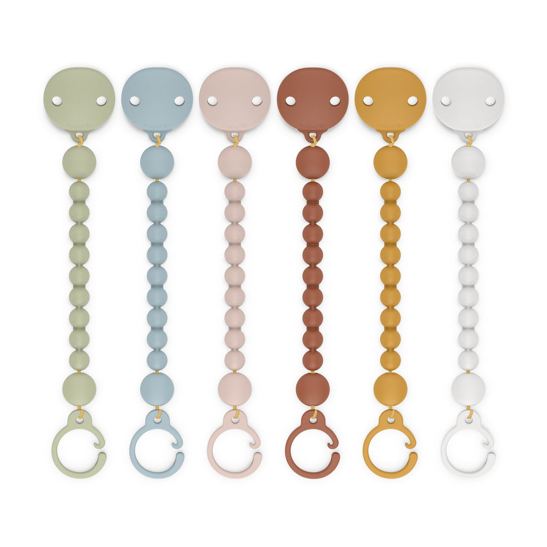 Suavinex Silicone Bobble Soother Clip - Color Essence Soft Grey