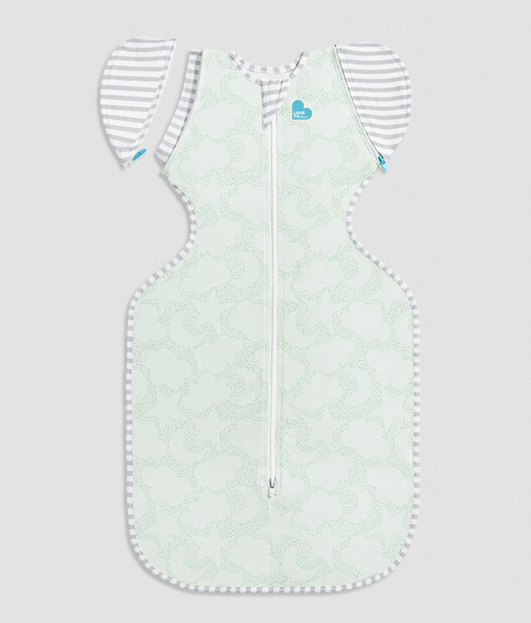 SWADDLE UP Transition Bag Organic 1.0T-Mint Celestial