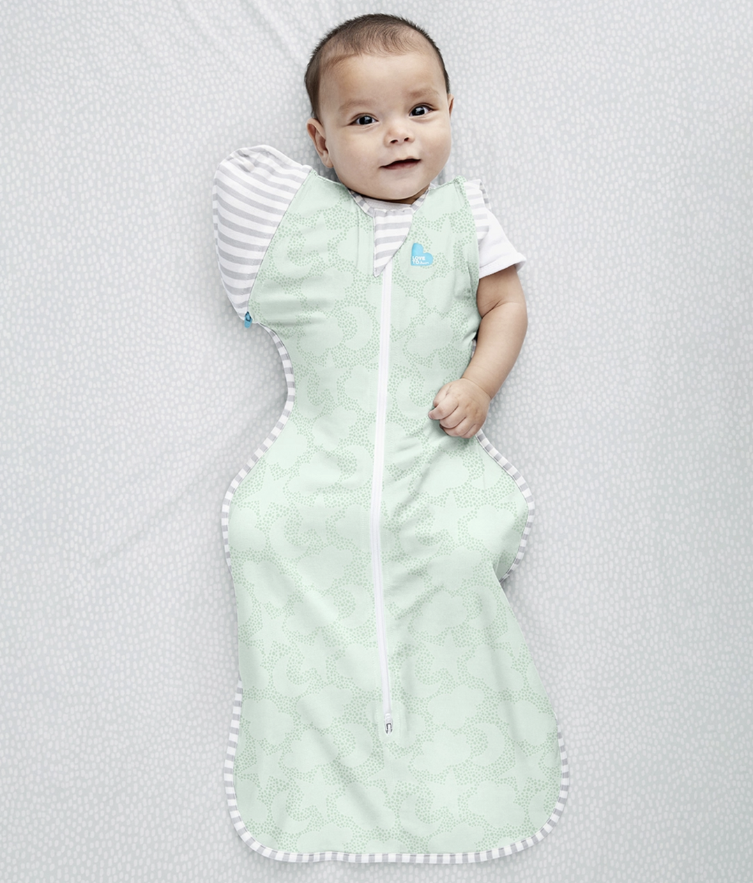 SWADDLE UP Transition Bag Organic 1.0T-Mint Celestial