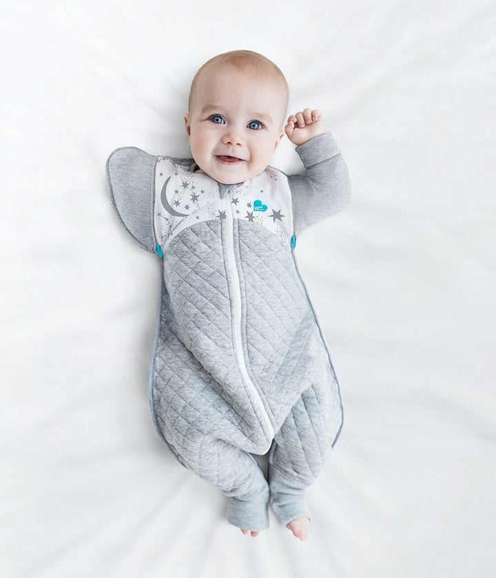 SWADDLE UP Transition Suit WARM 2.5T-White-Moon&Stars