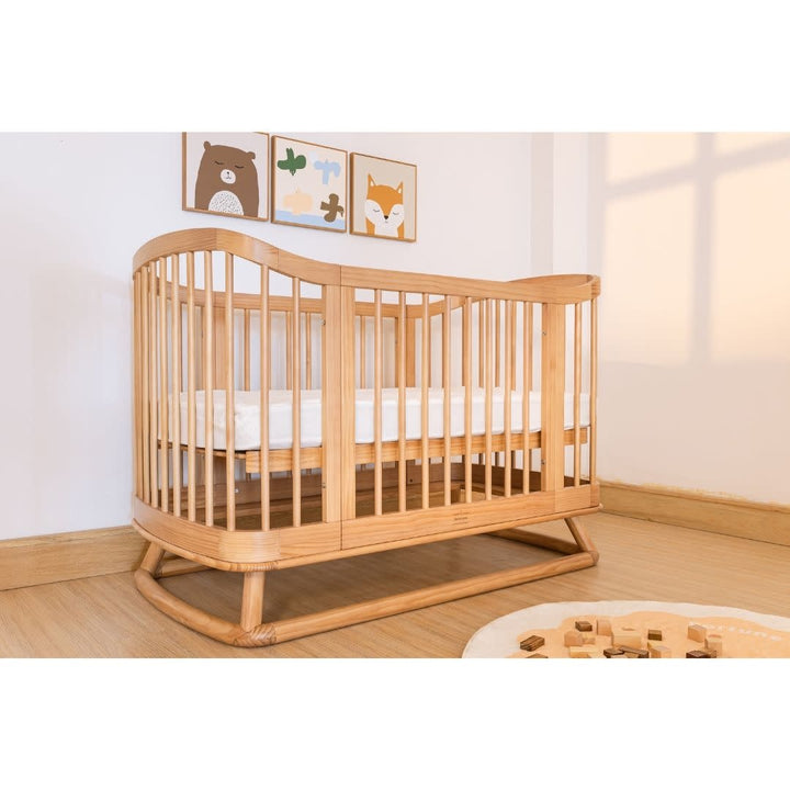 Sweet Pea Eva cot - Natural (Brisbane Store Ex-Display)